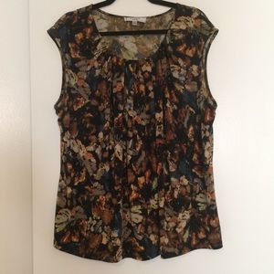 Sleeveless Kasper Separates shell